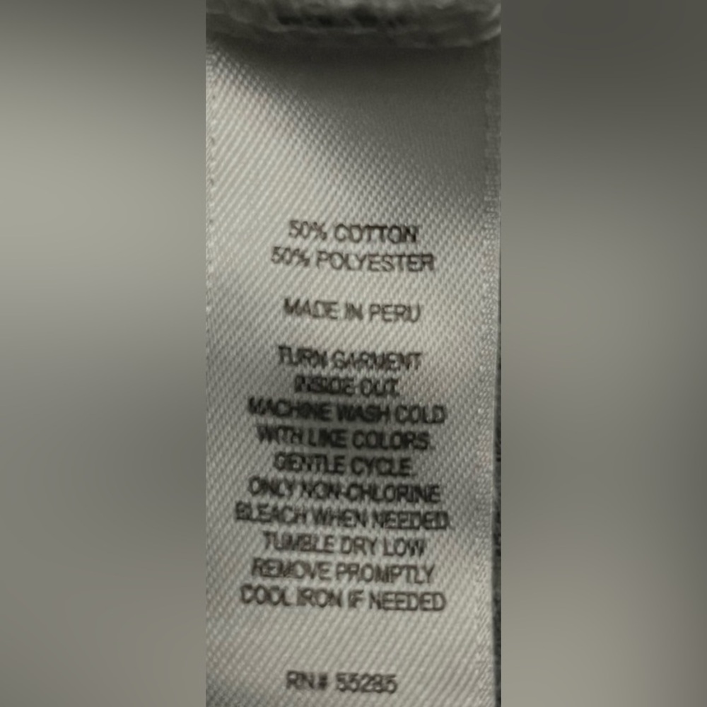 Express Men's Gray and White Striped Shirt . - Picture 5 of 13